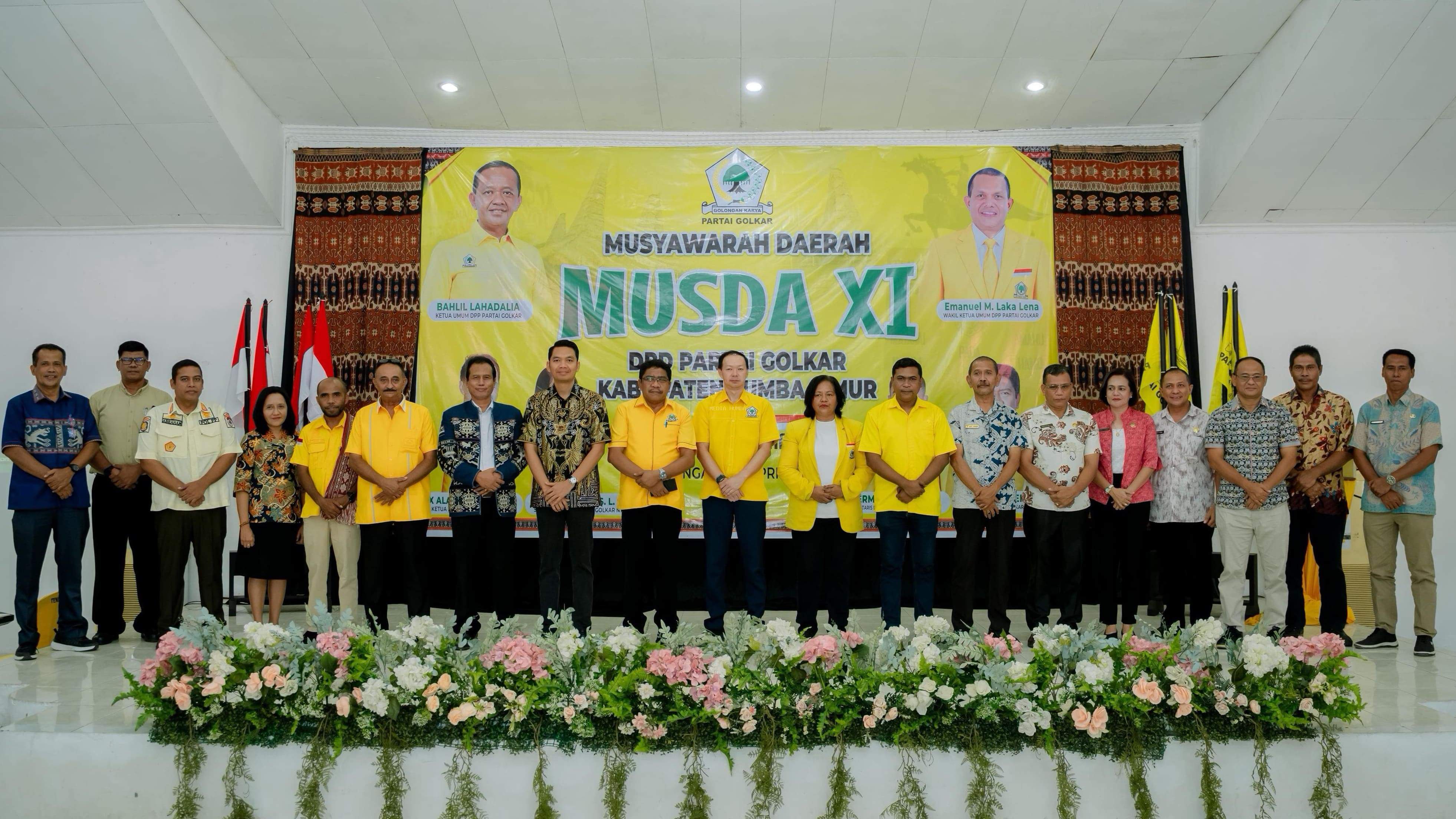 Musda XI Partai Golkar Sumba Timur: Umbu Lili Pekuwali Kembali Terpilih Untuk Menahkodai Partai Golkar