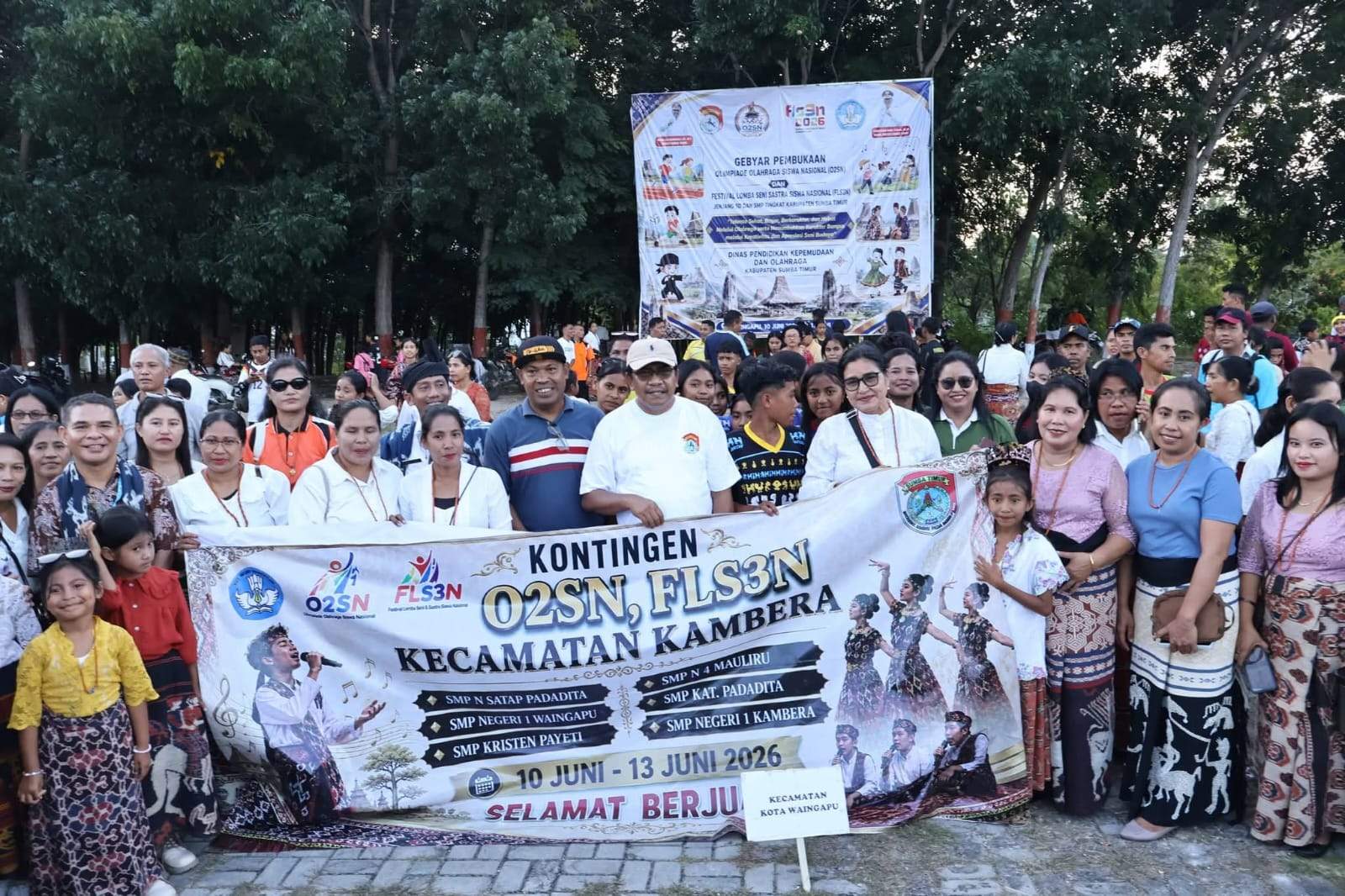 Buka Ajang Talenta 02SN dan FLS3N Tingkat Kabupaten, Bupati Sumba Timur: Sebagai Ajang Pengembangan Talenta Muda dan Pembentukan Karakter