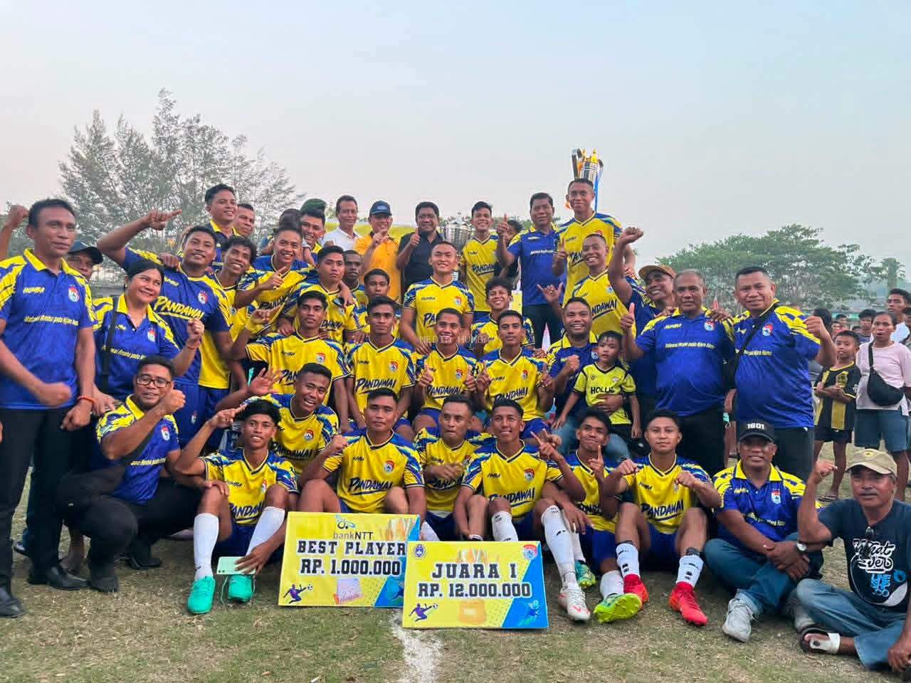 Pandawai Juara Bupati Sumba Timur Cup 2026, Taklukkan Umalulu 3-0